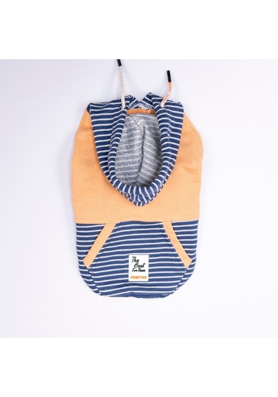 Somon Sera Stripe Köpek Hoodie Köpek Sweat Köpek Kıyafeti Kedi Kıyafeti