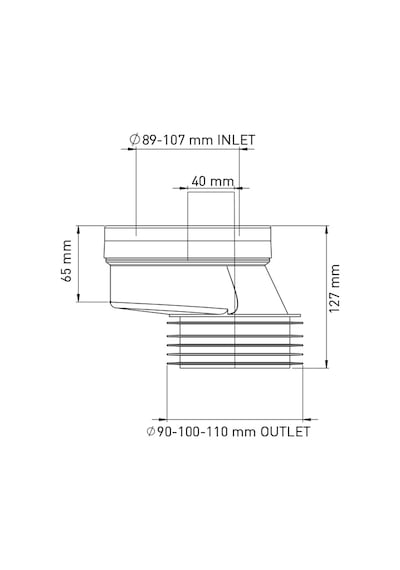 Pp Klozet Eksantrik Kada 40 Mm