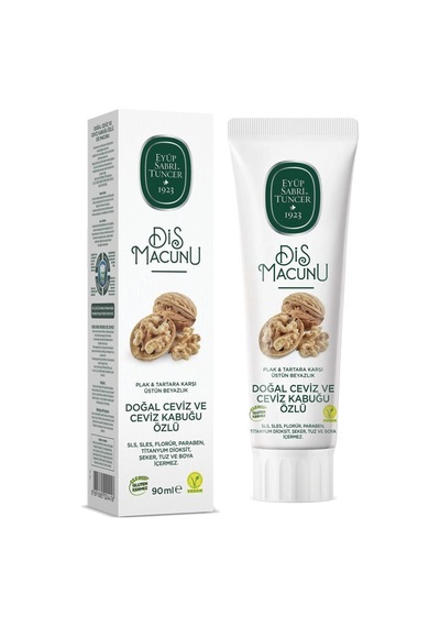 Mey İthalat Doğal Diş Macunu 90 Gr Ceviz & Ceviz Kabuğu Özlü Renkli