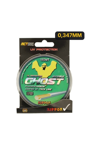 Nippon Ghost 180 Mt Fluoro Carbon Coated Misina 0.347 Mm