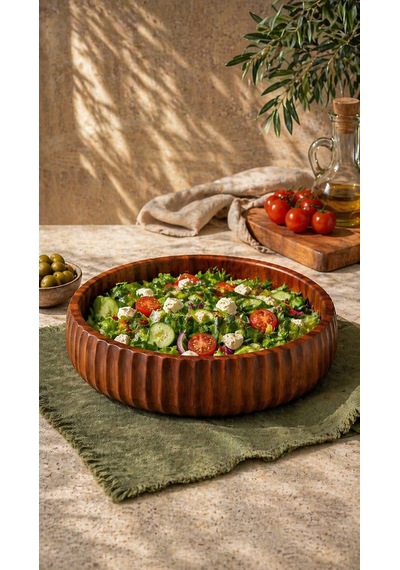 3'lü Akasya Kase Seti- 3lü Akasya Oyuklu Mien Curve Bowl Kase-akasya Derin Tabak Salata Çerezlik Kase Seti Kahve Tonları 3'lü Akasya Kase Seti- 3lü Akasya Oyuklu Mien Curve Bowl Kase-akasya Derin Tabak Salata Çerezlik Kase Seti Kahve Tonları