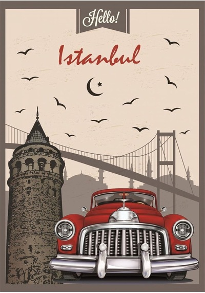 Hello İstanbul 1000 Parça Puzzle
