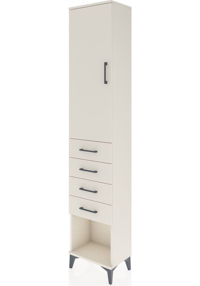 Arges Dolap 2 Raflı 4 Çekmeceli Tek Askılı 44x30x221 Aytaşı-aytaşı Aytası