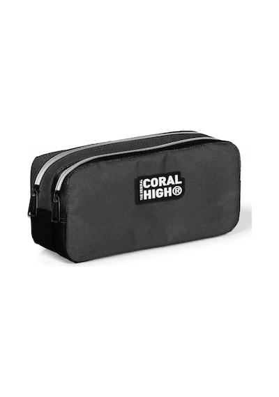 Coral High Siyah İki Bölmeli Kalem Çantası -erkek Çocuk