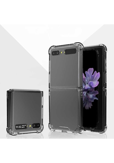 Mobilteam Galaxy Z Flip 4 Uyumlu Nitro Anti Shock Silikon-renksiz Renksiz