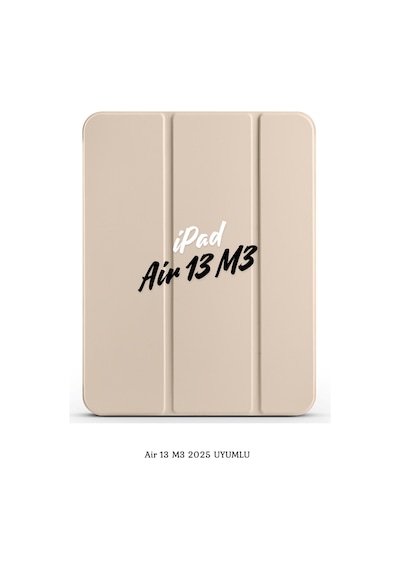 Apple Uyumlu iPad Air 13 2025 M3 Çip Standlı Katlanabilir Fuchsia Smart Cover Tablet Kılıfı Kapaklı Kılıf