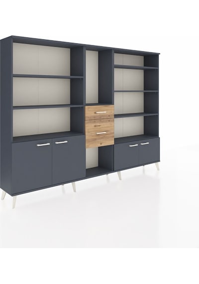 Arges Dolap 10 Raflı 2 Çekmeceli 4 Kapaklı 220x30x163 Antrasit-antrasit/çam Antrasıt/atlas Çam - Antrasıt Arges Dolap 10 Raflı 2 Çekmeceli 4 Kapaklı 220x30x163 Antrasit-antrasit/çam Antrasıt/atlas Çam - Antrasıt