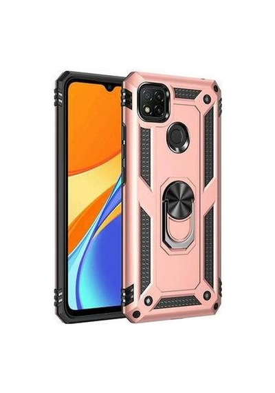 Xiaomi Redmi 9c Kılıf Zore Vega Silikon Zırh Kılıf Siyah