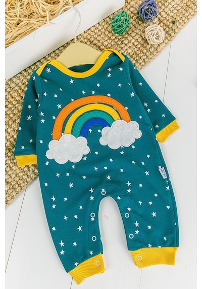 Babymod Gökkuşağı Desenli Kız/erkek Bebek Tulum 001