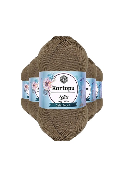 5 Adet Lotus Bikini Büstiyer Bluz Örgü İpi K833 Vizon