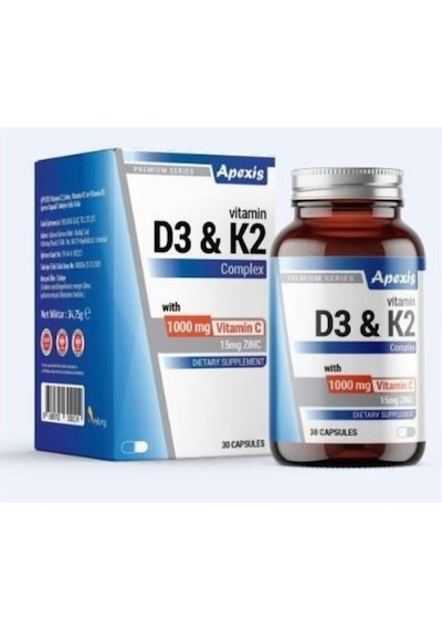 Apexıs Vıtamın D3&k2 Complex 30 Kp