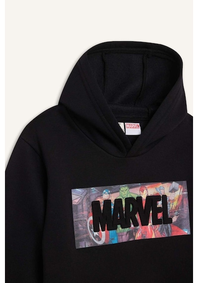 DeFacto Erkek Çocuk Marvel Avengers Kapüşonlu Kalın Sweatshirt D6736A824WNBK81