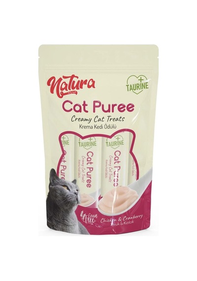 Cat Puree Tavuk & Kızılcık 5 12 Gr