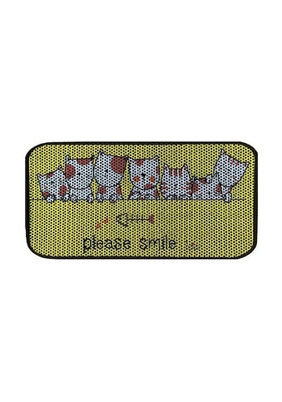 Aktunç Elekli Tuvalet Desenli Önü Kedi Kumu Paspası 60x120 Cm Desen 5
