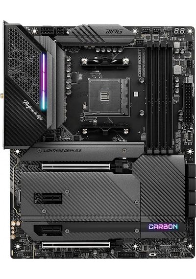 MSI MPG X570S Carbon Max WIFI AMD X570 5300 MHz (OC) Soket AM4 ATX Anakart