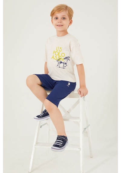 U.s. Polo Assn. Erkek Çocuk Krem Takım Krem