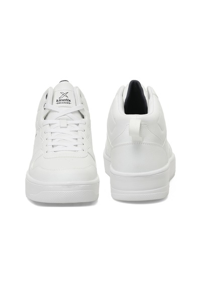 Kinetix Lowner Pu Hı 5pr Beyaz Erkek High Sneaker Beyaz-a Grı