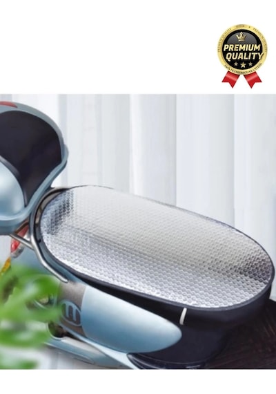 Özel Üretim Alüminyum Koltuk Kılıfı Dayanıklı Lastikli Su Geçirmez Motor Sele Güneşliği 60 Cm X35 Cm