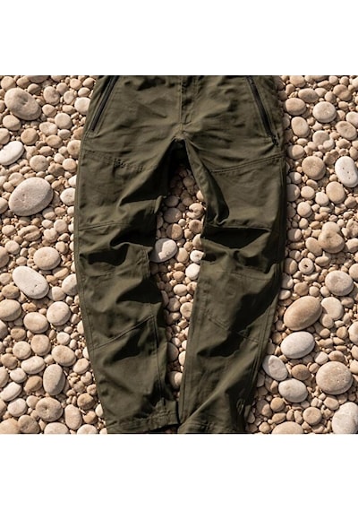 Vatan Tekstil Erkek Yazlık İnce Outdoor Pantolon Esnek Kumaş Terletmeyen Yürüyüş Ve Trekking Pantolonu Haki