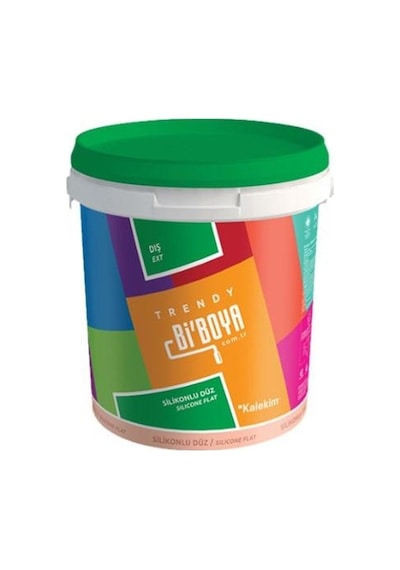 Biboya Silikonlu Düz Trendy 2,5 Lt Beyaz
