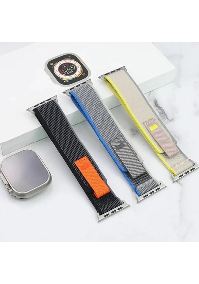 Ally Apple Watch 7-8 41mm 6-5-4 40mm Field Loop Kayış Kordon 3-2-1 38mm- 5775