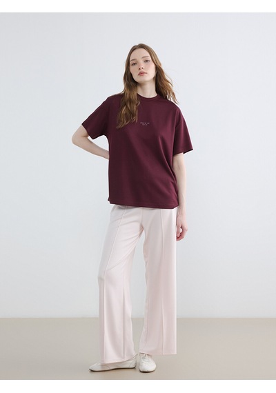 Lcw Modest Pembe Beli Lastikli Soft Touch Kadın Eşofman Altı
