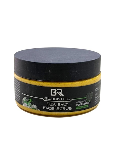 Black Red Sea Salt Mentollü Yüz Peelingi Face Scrub 220 Ml