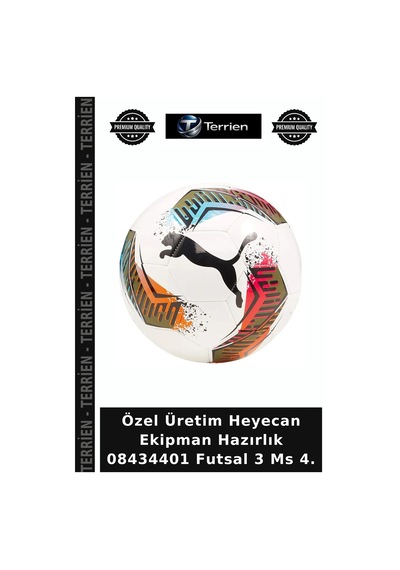 Özel Üretim Heyecan Ekipman Hazırlık 08434401 Futsal 3 Ms 4. Çok Renkli