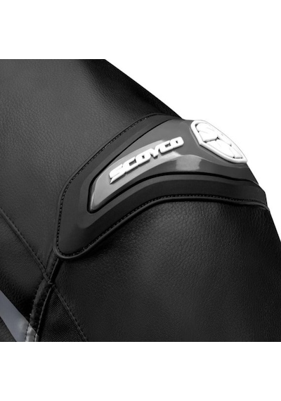 Scoyco Jk153 Motosiklet Montu Deri 4 Mevsim Oxford 600-d Dayanıklı Kumaş Motorcu Mont Black