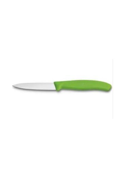 Victorinox 8Cm Sivri Uç Düz Soyma Bıçağı Turuncu