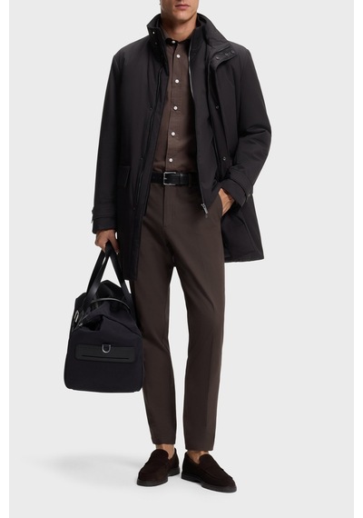 Boss Pamuk Karışımlı Slim Fit Daralan Paça Pantolon Erkek Pantolon 50543945 209 Kahve