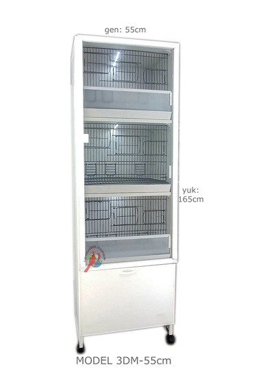 İstanbul Kafes Model 3D Pvc Kuş Dolabı