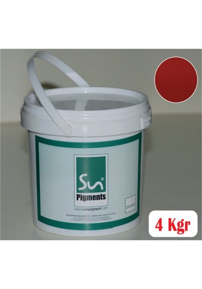 Demir Oksit Kırmızı 130 Pigment - 4 Kg