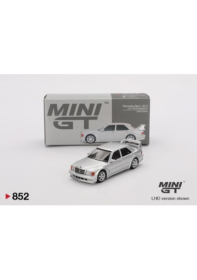 Mini Gt 1/64 Mercedes-benz 190e 2.5-16 Evolution Iı Astral Silver Mini Gt Mgt00852