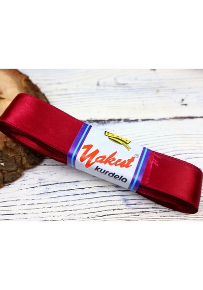 FdayAksesuar 3 cm Saten Kurdele Bordo 1 Top 10 Metre FRDY24167