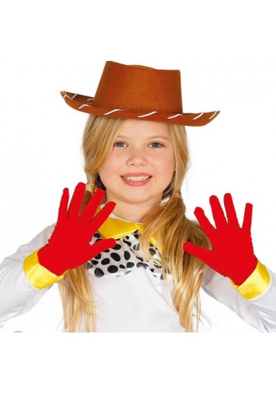 Kırmızı Renk Çocuk Boy Likralı Pandomim Eldiveni Tgdrtgsgı1mycuwnujb
