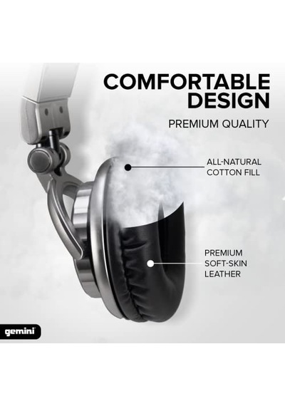 Sound Djx-500 Profesyonel Dj Kulaklık, Kulak Üzerinden, Kablolu, 90 /180 Dönen Eklemler, 57 Mm Sürücüler, Dolgulu Kulak Bardakları - Stüdyo İzleme İçin İdeal