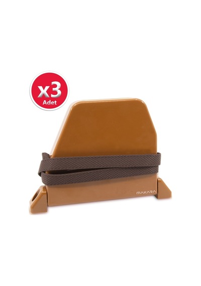 Panjur Makarası Köşeli Model, Panjur İpi Açık Kahve - 5 Mt X 3 Adet