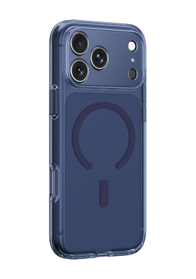 Apple Uyumlu iPhone 17 Pro Max Kılıf M-safe Özellikli Kamera Korumalı Amazingthing Minimal Lens Serisi Kapak Mavi Mavi