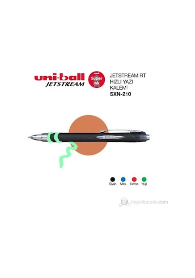 Uni Sxn-210 Jetstream Roller Siyah Çok Renkli