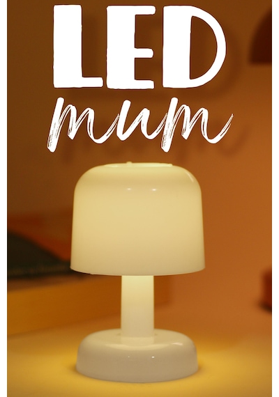 Led Mum İskandinav Tip Pil Dahil Dumansız Alev Ledli Yapay Dekoratif Mum Dekor Işığı Beyaz Pt427 Beyaz