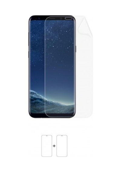 Galaxy S8 Plus Ekran Koruyucu 1+1 Ön Poliüretan Film