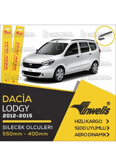 Dacia Lodgy Muz Silecek Takımı 2012-2015 İnwells