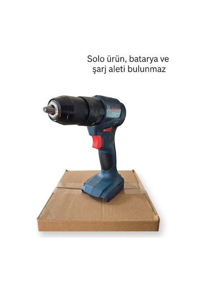 Gsb 185-lı Professional 18v Akülü Darbeli Matkap - Solo Aküsüz Ve Şarj Aletsiz - Kömürsüz Brushless - Karton Kutulu