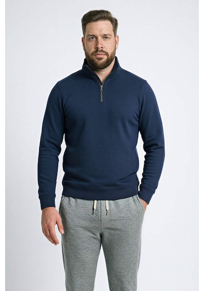 Defacto Regular Fıt Sweatshirt H1658ax26spnv64 Lacivert-nv64