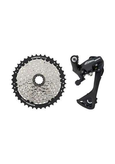 Shimano Acera CS-HG400 8s 11-40 Kaset + Acera RD-M3020 Arka Aktarıcı Seti Gümüş