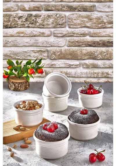 6 Lı Sufle Ve Kek Fırın Kabı Kalıbı