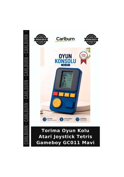 Premium Torima Oyun Kolu Atari Joystick Tetris Gameboy Gc011 Mavi Keyifli Oyuncak