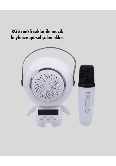 Tk-66 Karaoke Hoparlör, Bluetooth, Rgb Işıklı