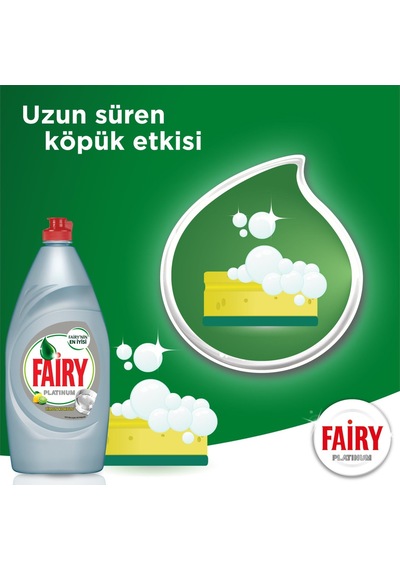 Fairy Platinum Limon Kokulu Sıvı Bulaşık Deterjanı 870 ML